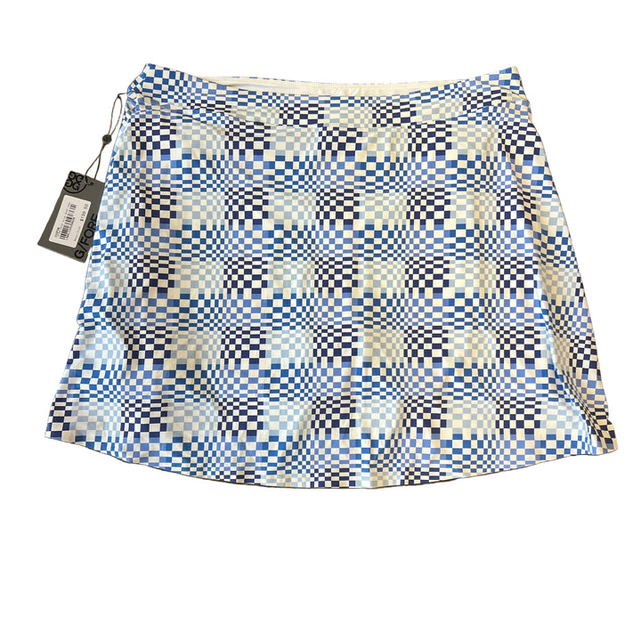 G/Fore Silky Tech Skort - Blue Checkered - Skorzie