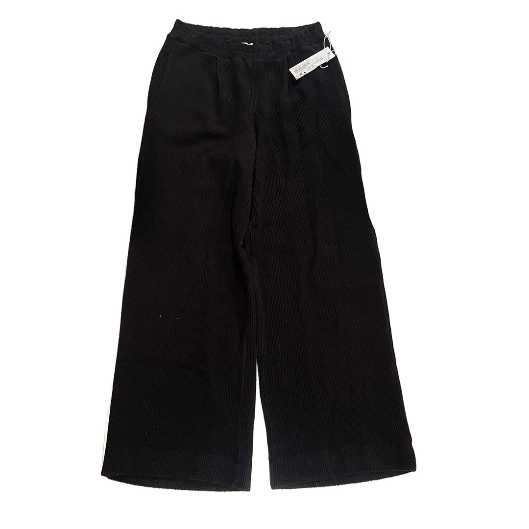Stateside Jasper Knit Wide Trouser - Black - Skorzie