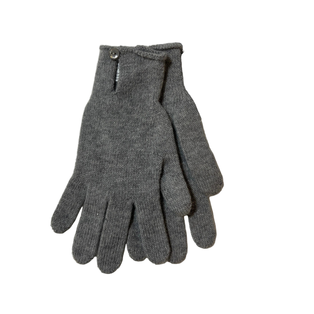 Johnstons of Elgin Knitted Cashmere Glove - Grey - One Size - FINAL SALE ITEM - Skorzie