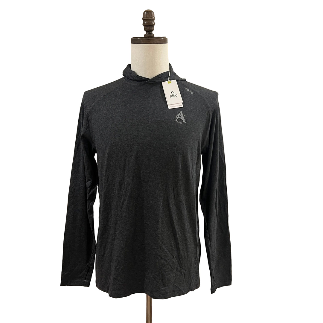 Tasc Carrollton Lightweight Hoodie (w/ logo) - Heathered Grey - Small - FINAL SALE ITEM - Skorzie
