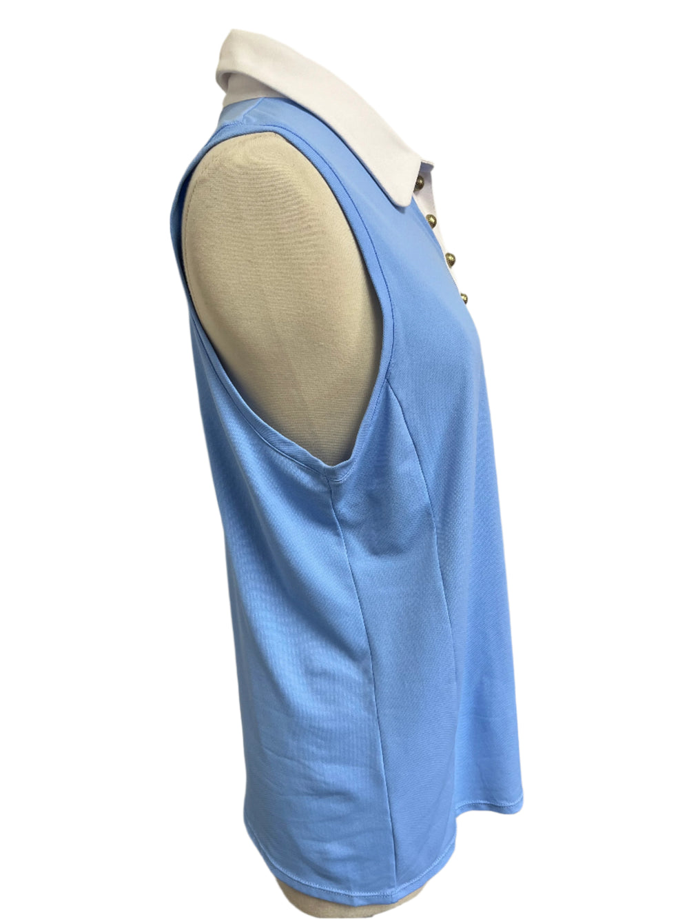 Lilly Pulitzer Luxletic Sleeveless Polo - Blue - Skorzie