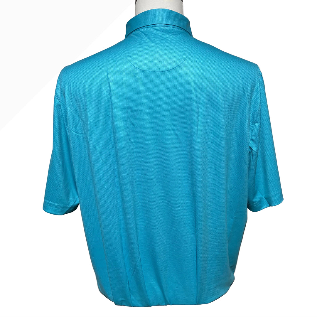Greg Norman Microlux Chevron Polo - Skydiver - Large - Skorzie