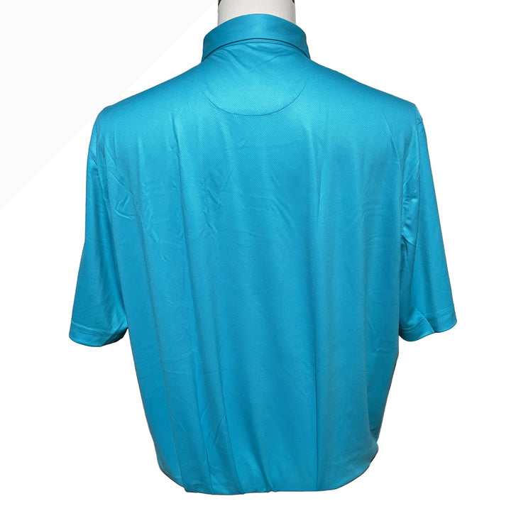 Greg Norman Microlux Chevron Polo - Skydiver - Large - Skorzie