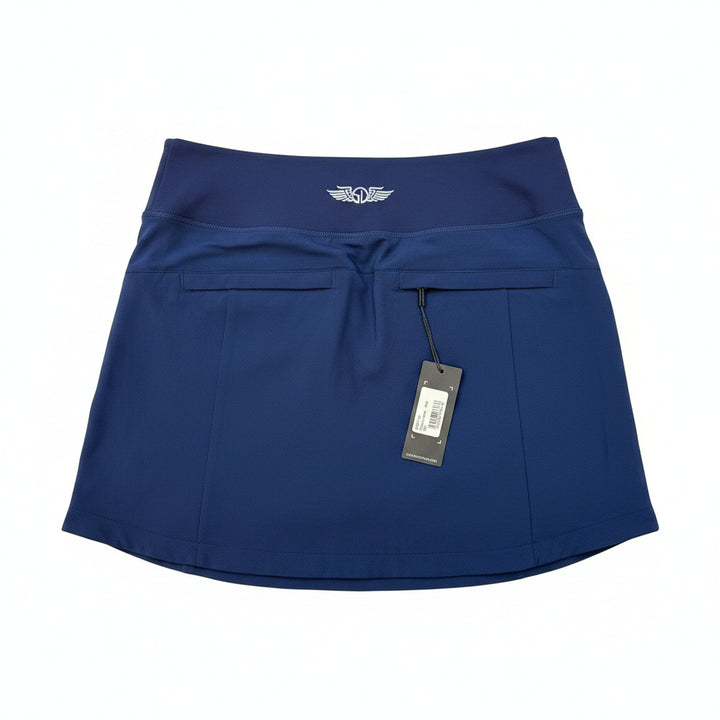 Straight Down Poppy Skort - Navy - XS