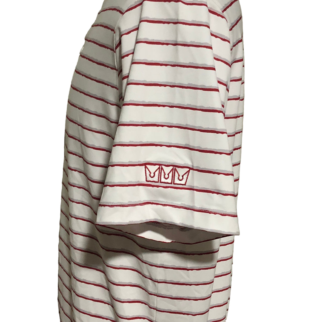 Haus of Grey Road Trip Polo (w/ logo) - Salt/Liberty Red - Medium (FINAL SALE ITEM) - Skorzie