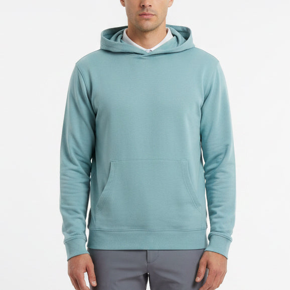 G/FORE Men's Golf Hoodie All Play Terry Seafoam Size M