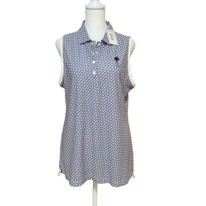 Peter Millar Mesh SL Polo (w/ logo) - Sorbet - Large - Skorzie