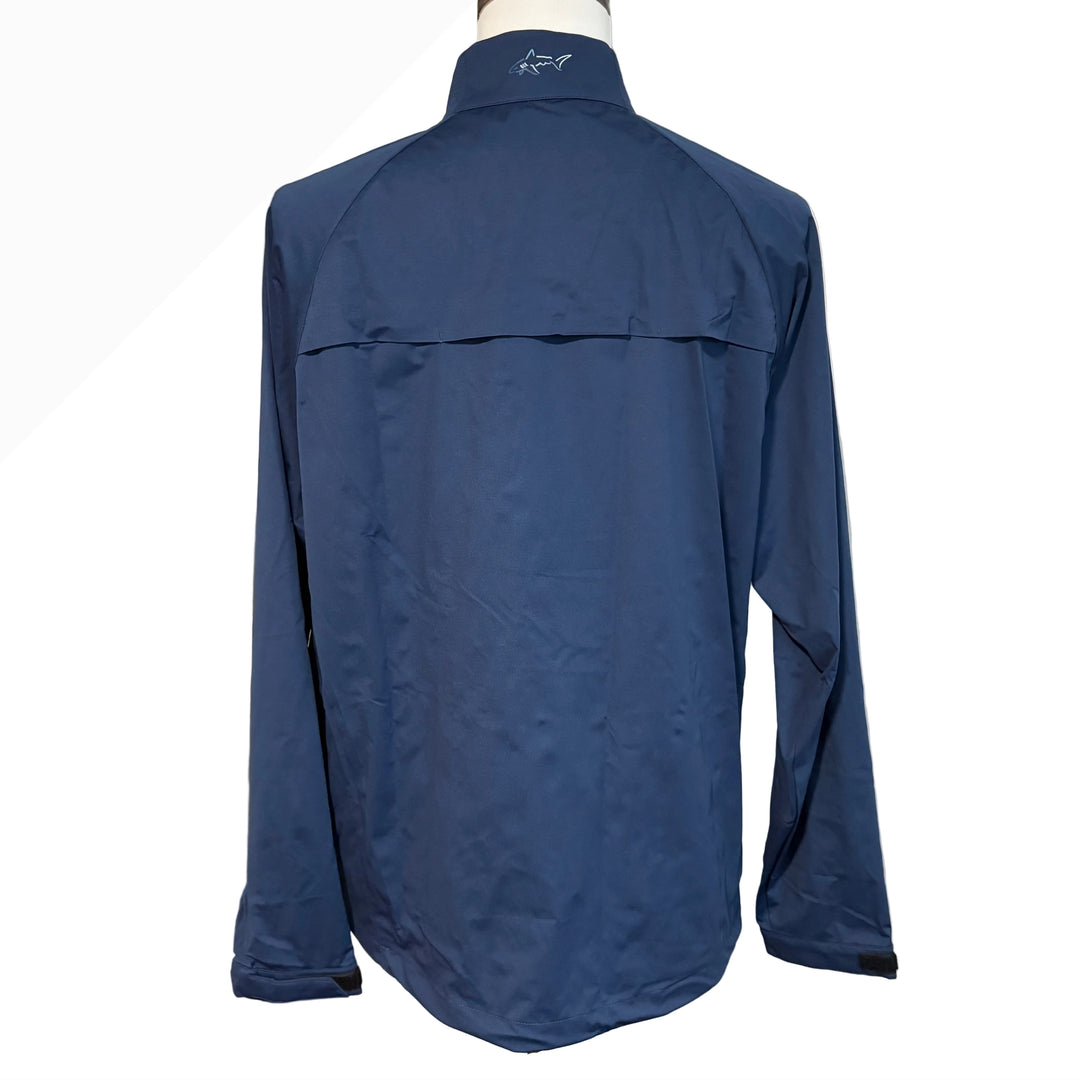 Greg Norman Weatherknit Full-Zip Jacket - Navy - Large - Skorzie