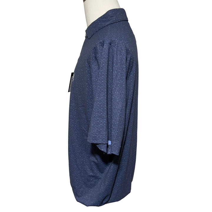 Peter Millar Bittersweet Performance Jersey Polo (w/logo) - Nebula - X-Large - Skorzie