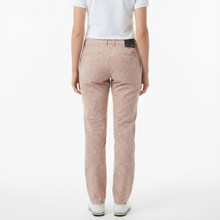 KJUS Women's Golf Pants Ice Embossed 7/8 Treggings 27" Blush Size L