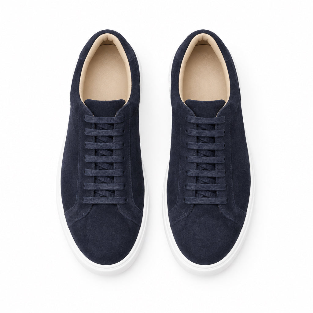 Collars & Co Men's CEO Sneakers Navy Size 10