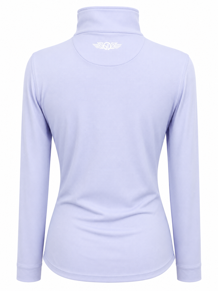 Straight Down Aero Quarter Zip (w/ logo) - Lavender
