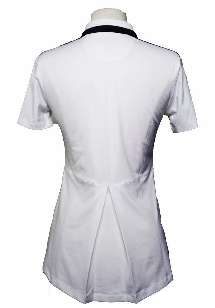 Greg Norman Endangered Zip Short Sleeve Top - White - Skorzie