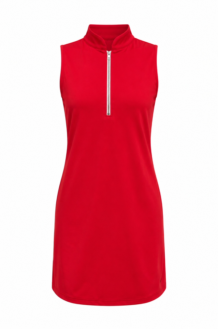 Amy Sport Course To Cocktails Sleeveless Dress - Red