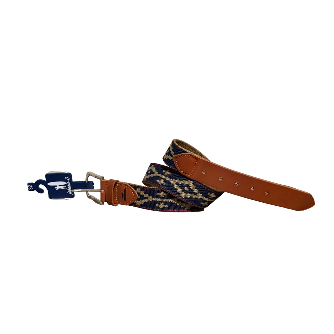 Johnnie-O Mezcal Woven Belt - Navy - Size 32