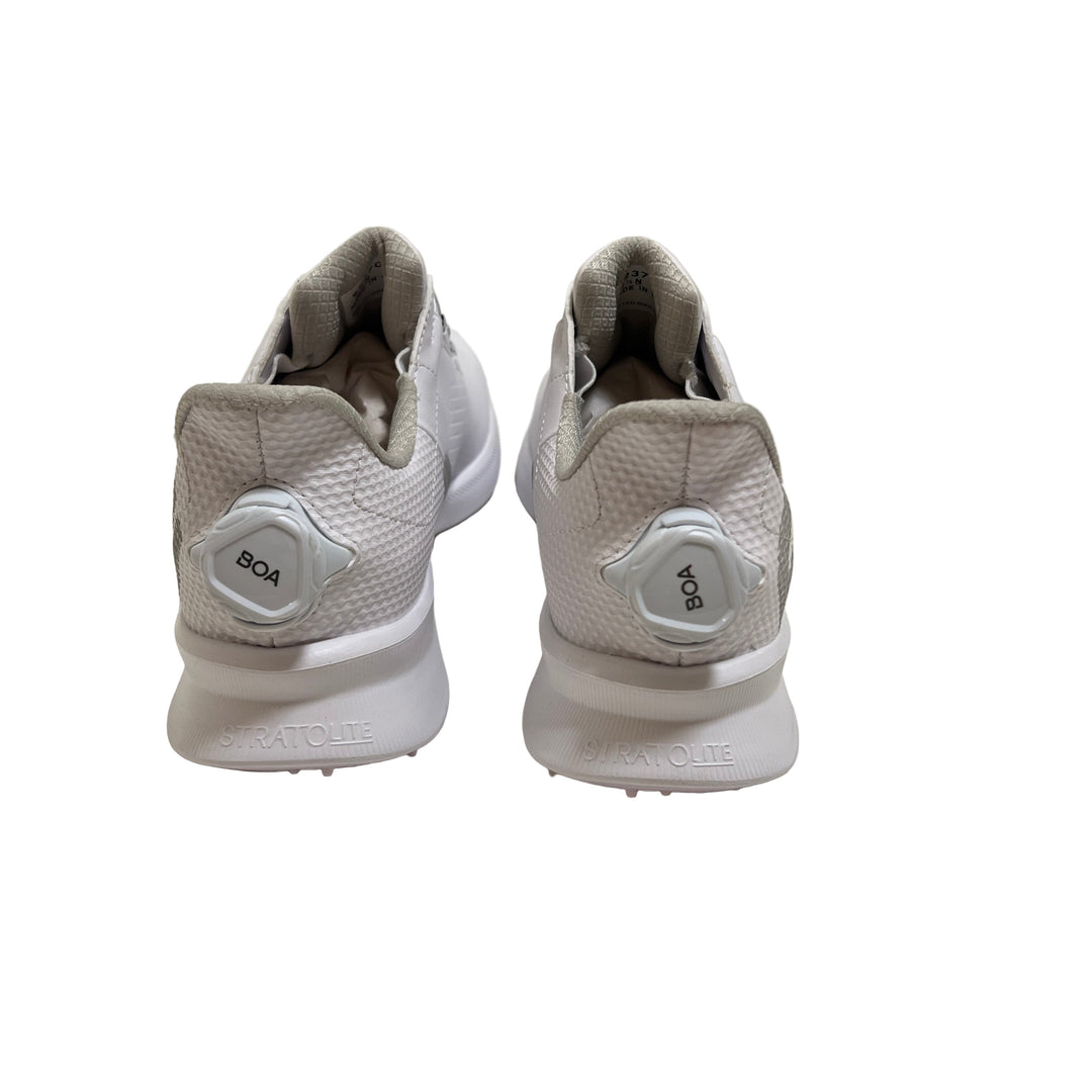 FootJoy Womens Fuel Golf Shoes - White/Light Pink - 8.5 Narrow