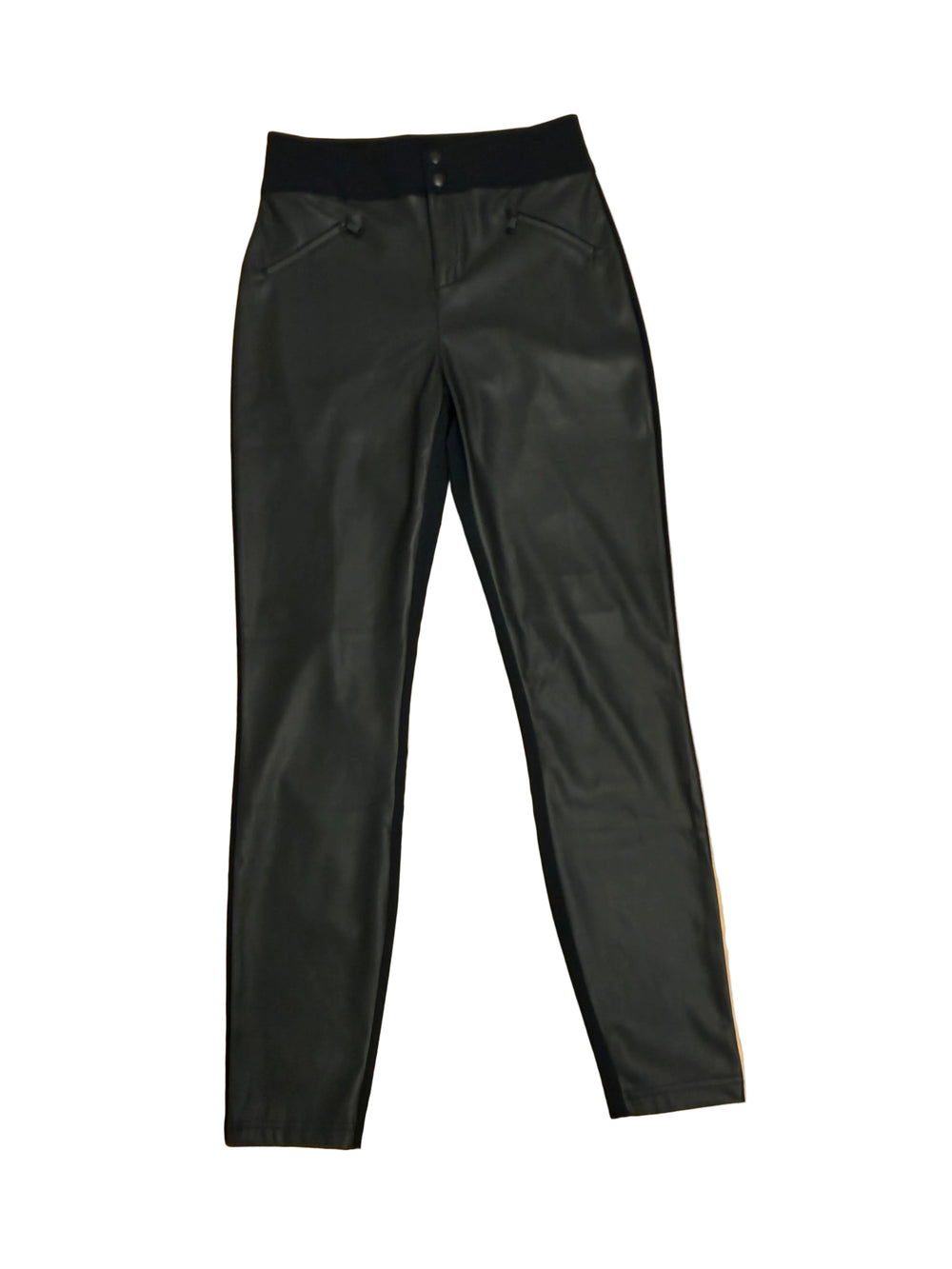 Alp N Rock Women's Zurich Pant - Black Faux Leather - Medium - Skorzie