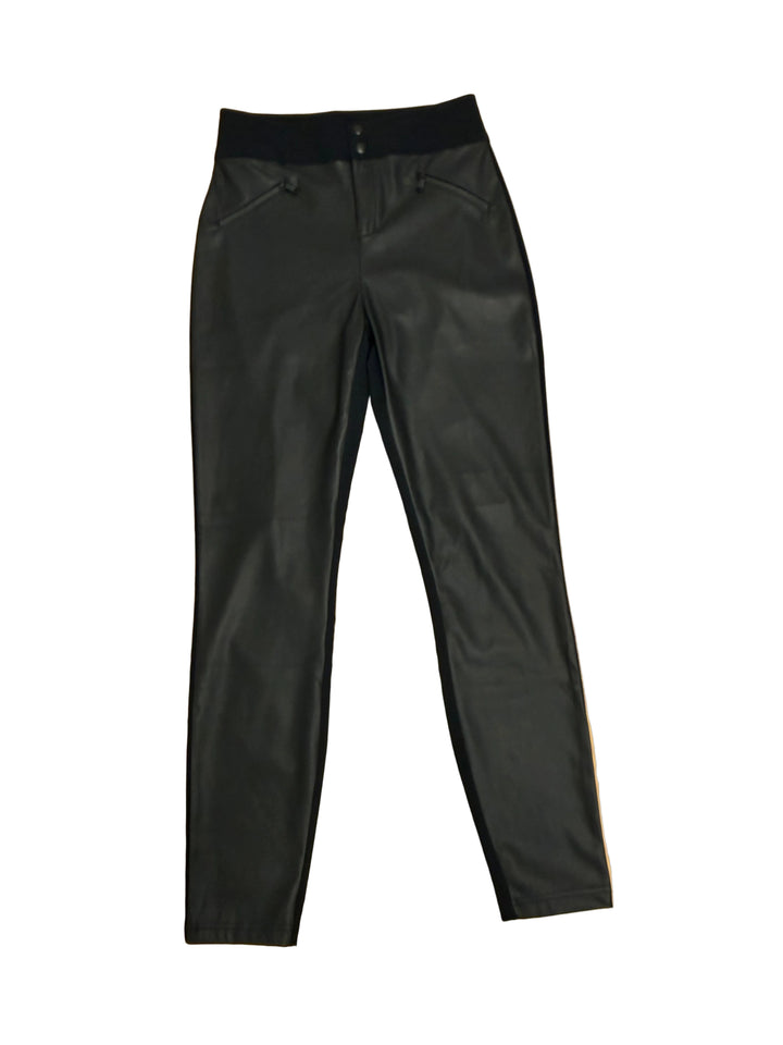 Alp N Rock Women's Zurich Pant - Black Faux Leather - Medium - Skorzie
