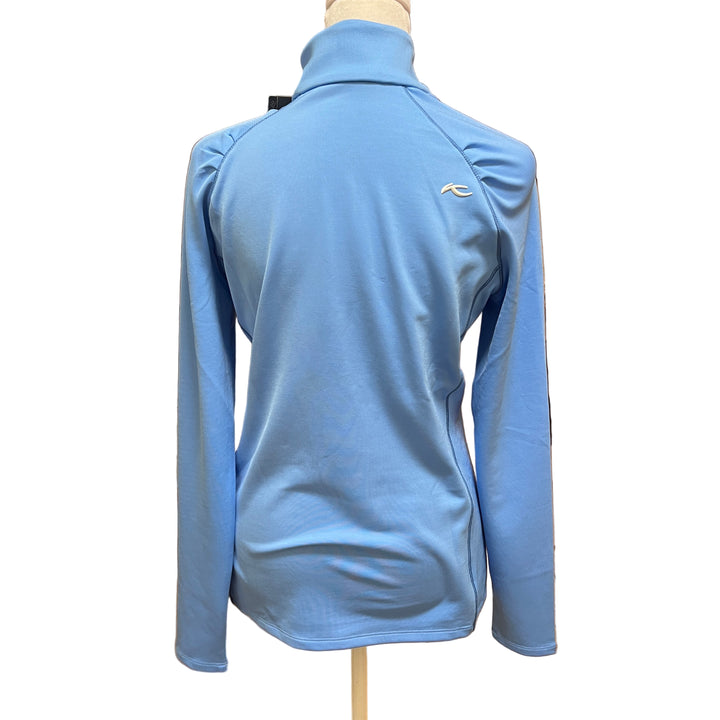 KJUS Women's Shasta Midlayer Half-Zip - Blue Opal - Skorzie