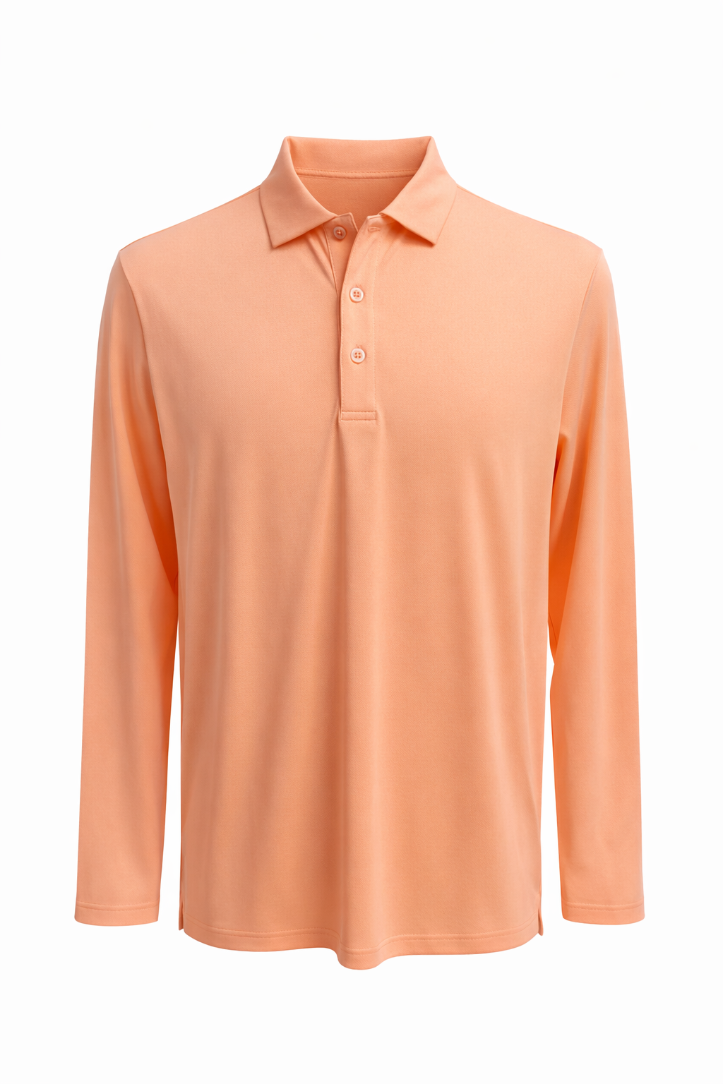 SanSoleil TEK-ICE L/S POLO - MELON MELANGE - Skorzie
