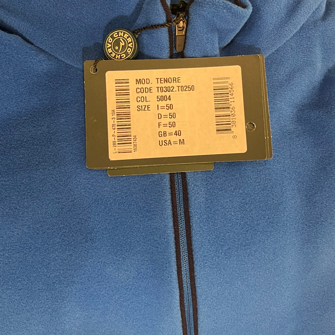 Chervo Men's Quarter Zip Blue Size M