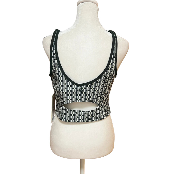 Lululemon Scoop Neck Cutout Tennis Tank - Green/Grey