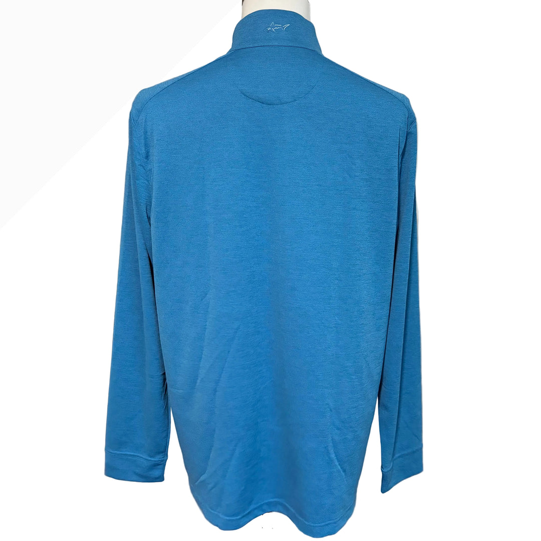 Greg Norman Freedom 1/4 Zip Pullover - Skydiver Heather - Large - Skorzie
