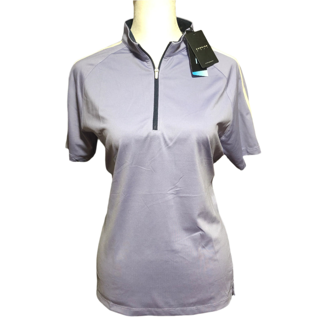 Dunning Marwick Ventilated Performance Polo - Persian Violet - Medium - Skorzie