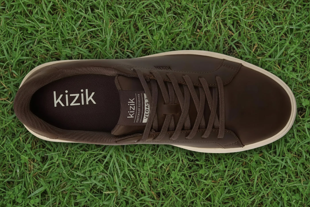 Kizik Mens Vegas 2 Shoes - Mole/Whitecap/Grey - Size 10