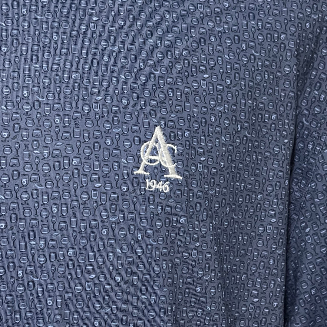 Peter Millar Bittersweet Performance Jersey Polo (w/logo) - Nebula - X-Large - Skorzie