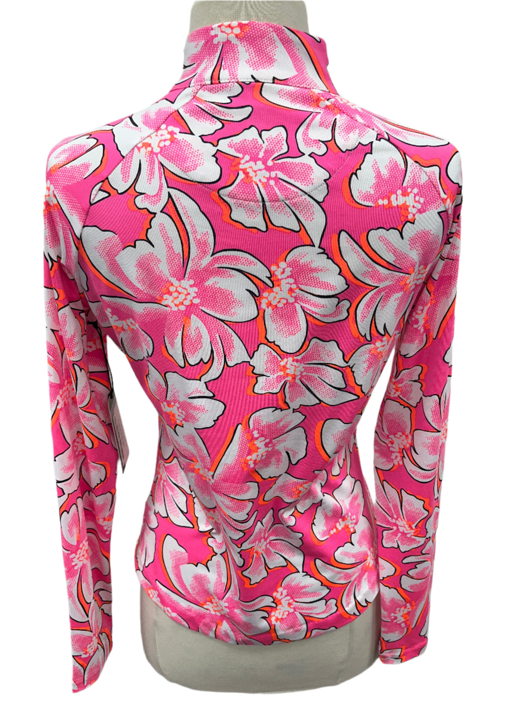Tail Long Sleeve Mock Neck - Floral - Skorzie