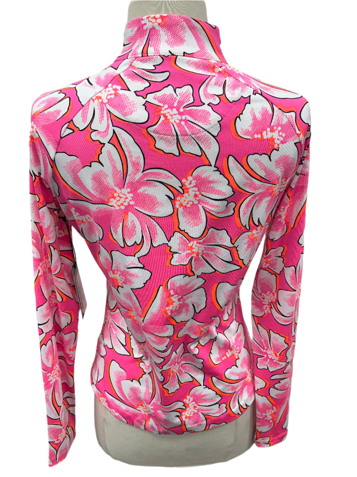 Tail Long Sleeve Mock Neck - Floral - Skorzie
