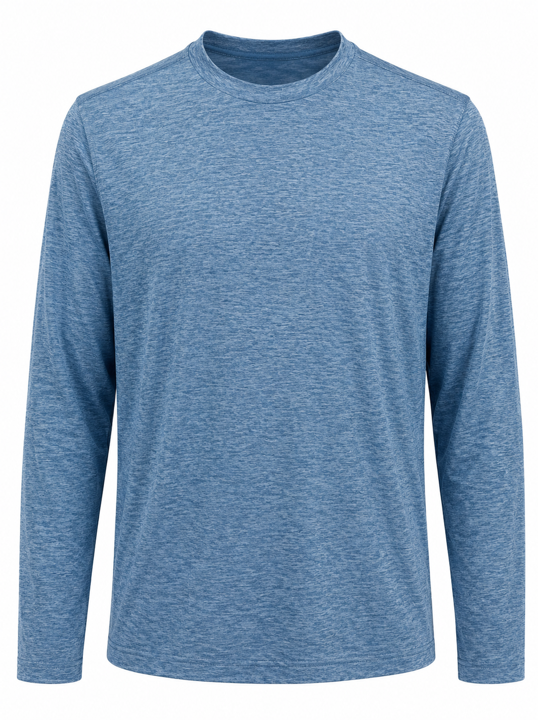 Bobby Jones Garner Long Sleeve Performance Crew - Blue Mist - Medium