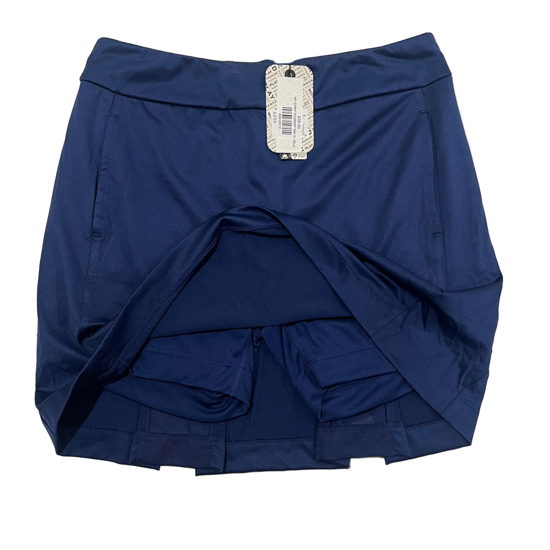 EP NY Pull-On Skort w/Back Mesh Pleat 17.5" - Inky Blue - Small - Skorzie