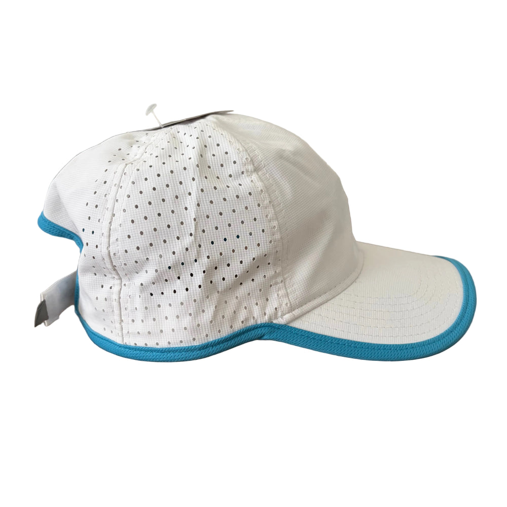 Ame & Lulu Hot Shot Hat - White/Light Blue (FINAL SALE ITEM) - Skorzie