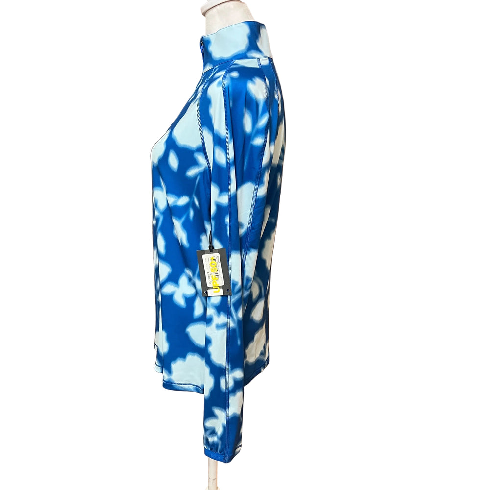 G/FORE Tech Jersey Pullover - Blue Floral - Skorzie