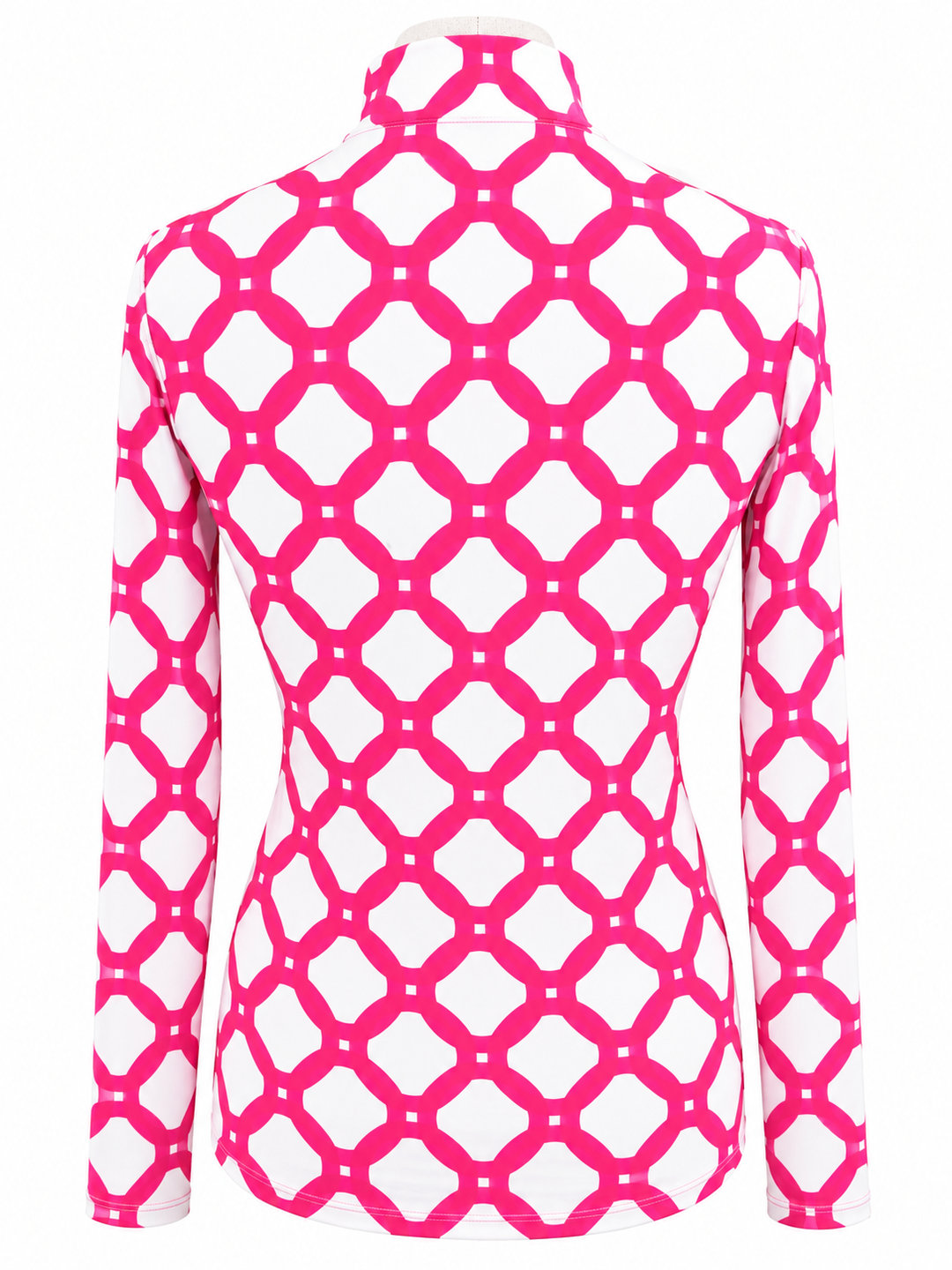 G-Lifestyle Long Sleeve Quarter Zip Top - Circle Geo - Small