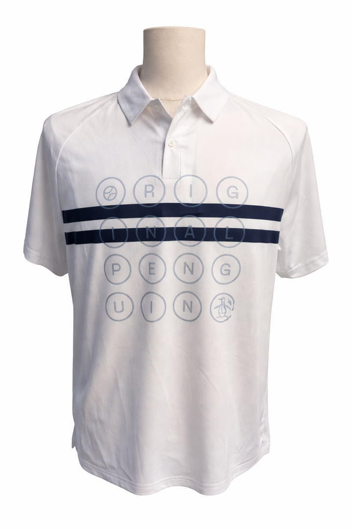 Penguin White "Original" Tennis Polo - Medium - Skorzie