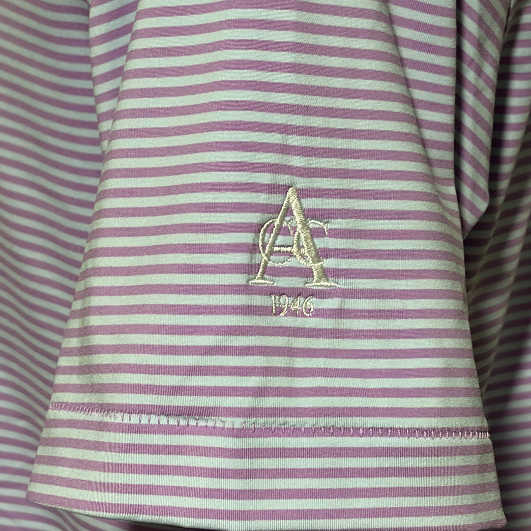 Peter Millar Hales Performance Jersey Polo (w/logo) - Purple Iris - Small - Skorzie