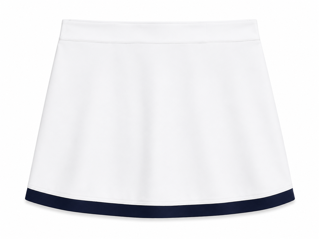 Smith & Quinn Birdie Skort - White/Navy