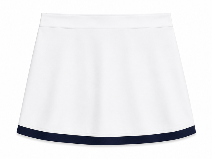 Smith & Quinn Birdie Skort - White/Navy