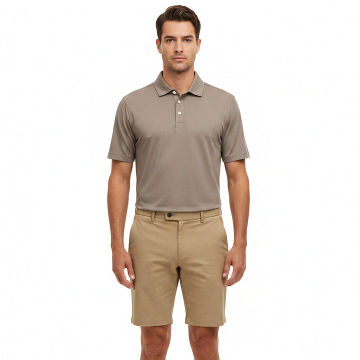 G/FORE Men's Polo All Play Mocha Size M