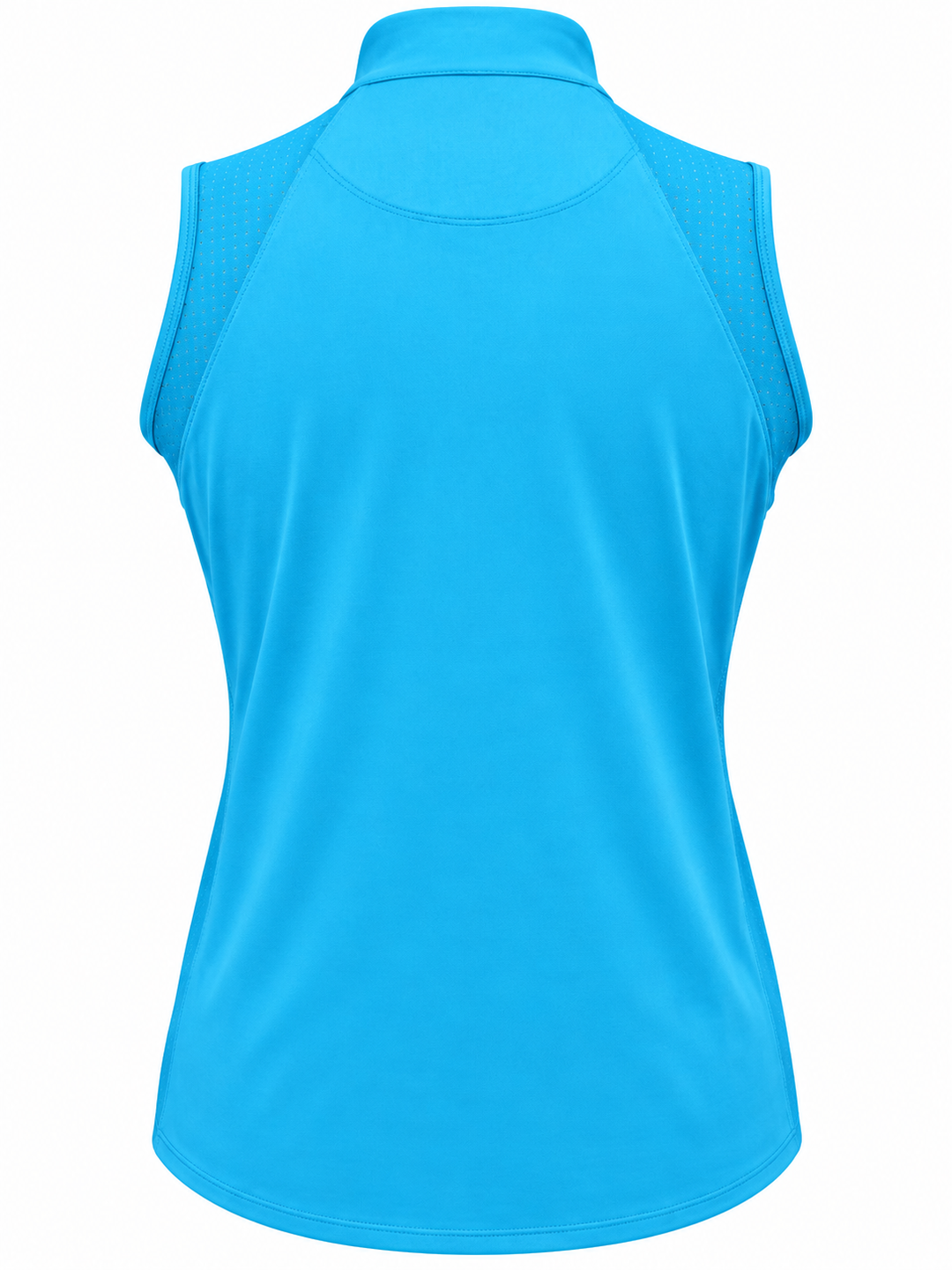Lucky In Love Women's Forever Mine Zip Tank - Parrot Blue
