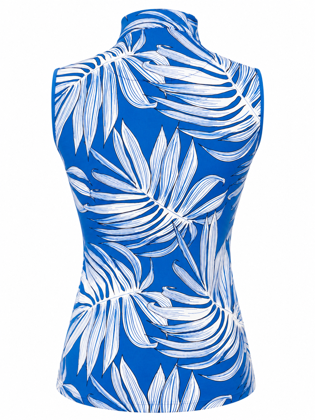 Tail Women's Monarch Sleeveless Zip Top - Pacific Palm