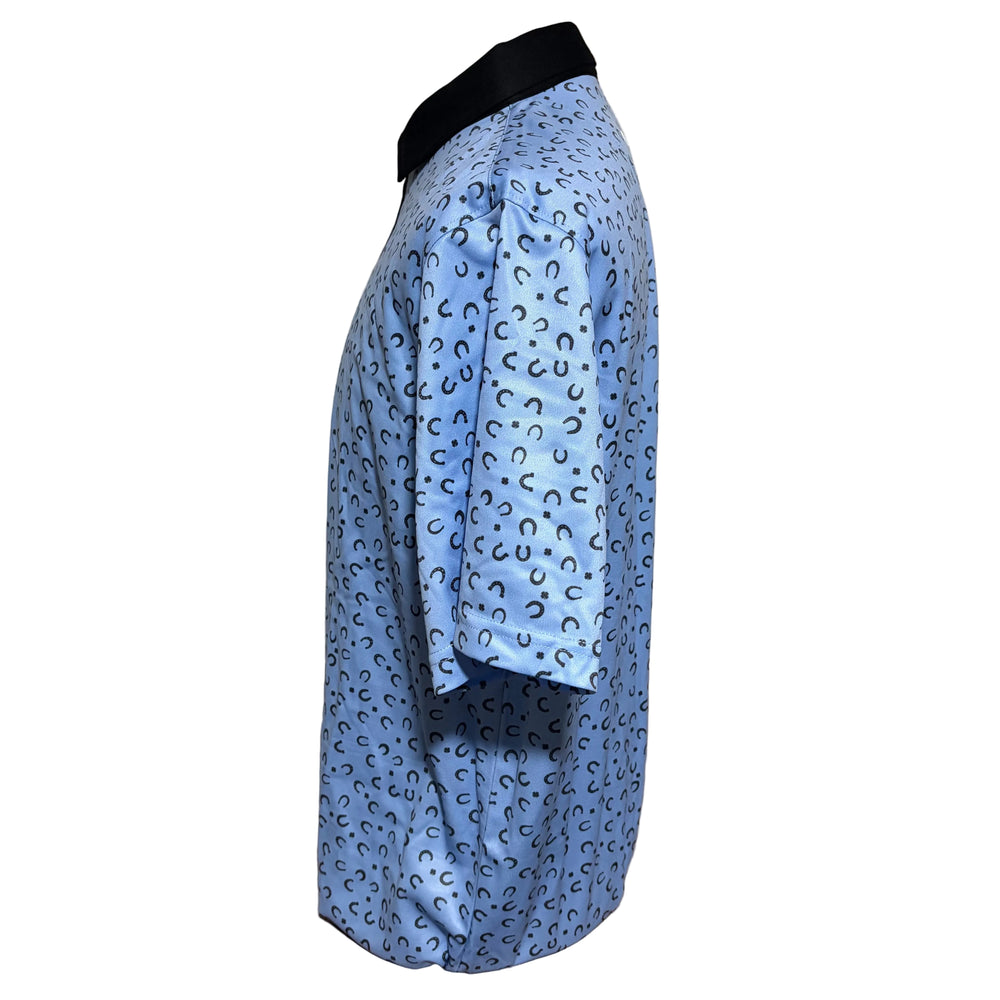 Black Clover Good Luck Polo - Peri Blue - Large - Skorzie
