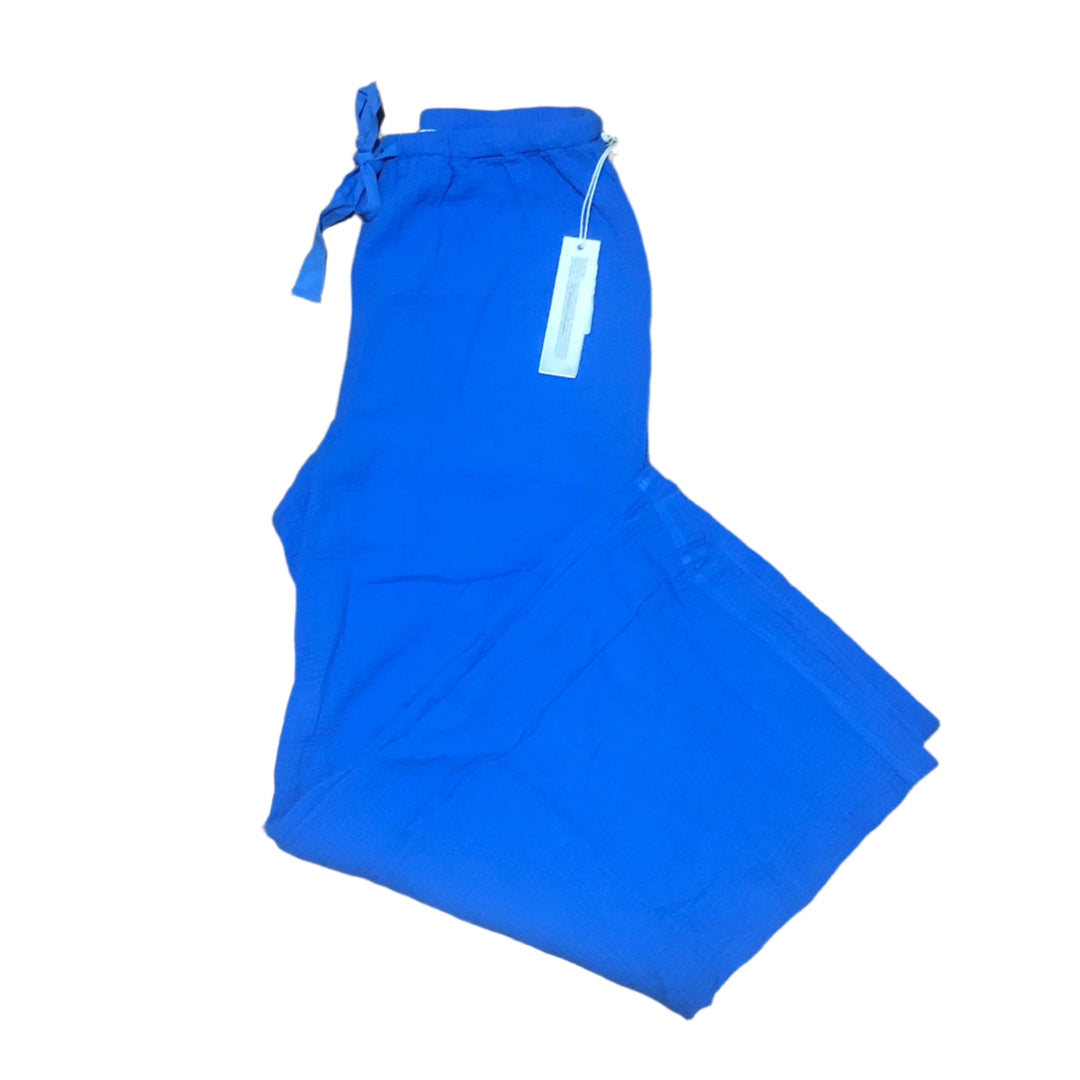 Stateside Wide Leg Gauze Pants - Blue - Skorzie