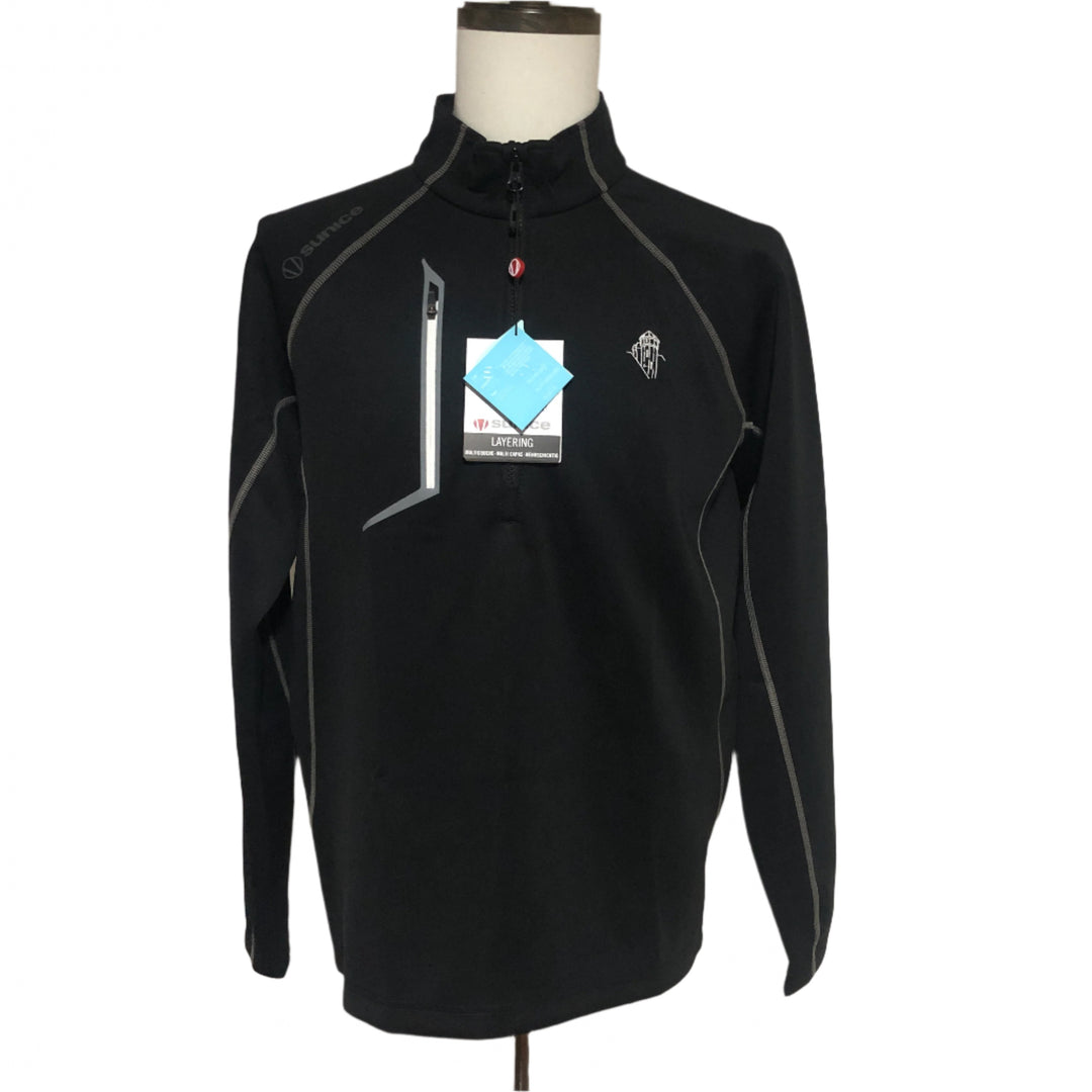 Sunice Allendale Water Repellent Pullover (w/ logo) - Black - Skorzie