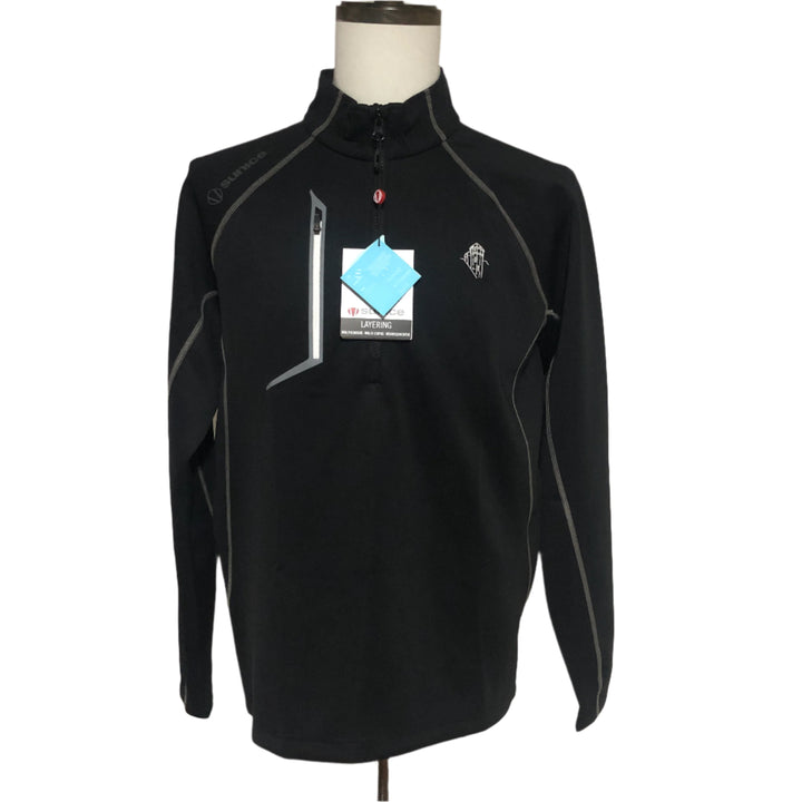 Sunice Allendale Water Repellent Pullover (w/ logo) - Black - Skorzie