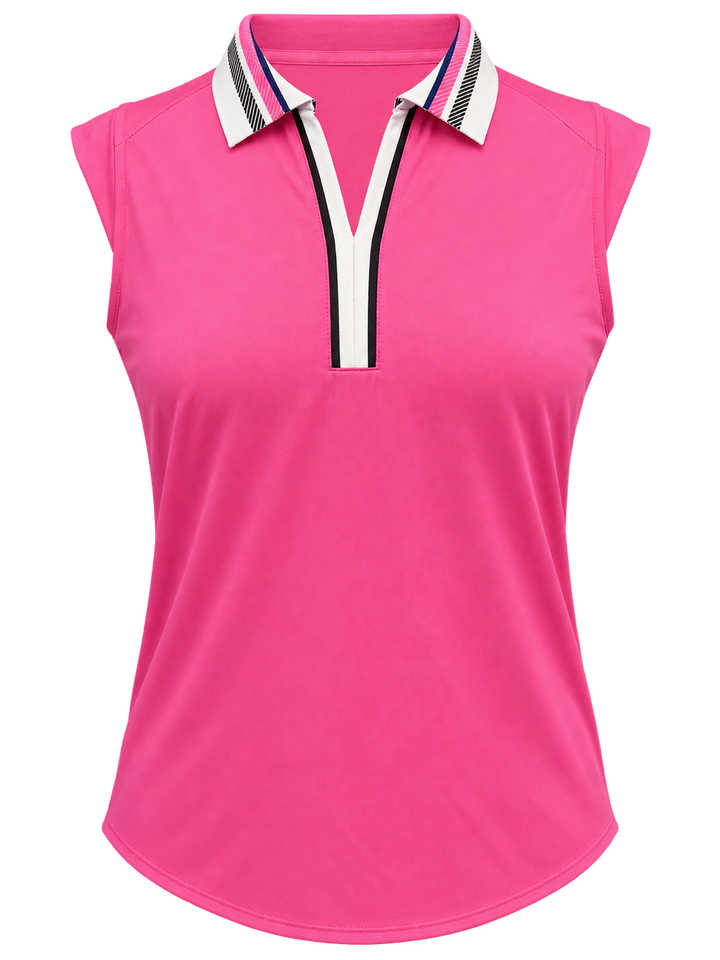 Lucky In Love Women's Prep it Up Icon Tank - Taffy Pink