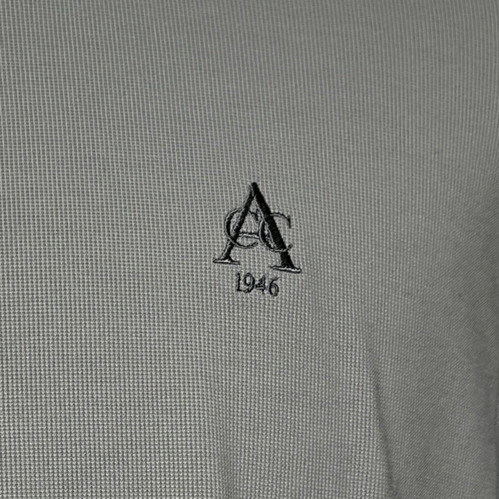 G/FORE Performance Pique Crewneck Layer (w/logo) - Light Grey - Skorzie